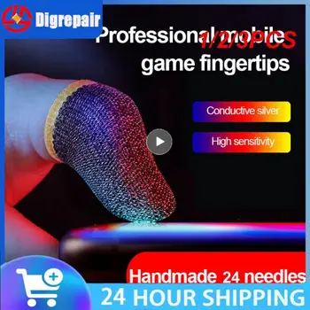 1/2/3PCS Gaming Prst Rokav Dihanje Roke Za PUBG Mobilne Igre, Zaslon na Dotik, s Prstom Posteljice Kritje Občutljive Mobilne Dotik