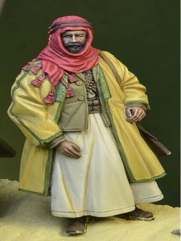 1/35 Arabski Bojevnik 1915 moern stojalo, igrača Smolo Model Miniature smolo slika Unassembly Unpainted