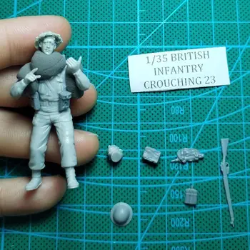 1/35 Smolo Model Slika GK，Britanski vojak , Nesestavljeni in unpainted kit