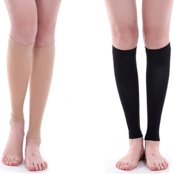 1 Par Elastična Lajšanje Noge Tele Rokav Krčnih Veno Promet Stiskanje Naselitve Nego Nog Podporo Gleženj Naselitve