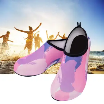 1 Par Plavanje Nogavice Ne drsijo Visoko Elastično neprepusten za Vodo Moški Ženske Bos Aqua Plažo Obutev za Športne Vode vodni Čevlji