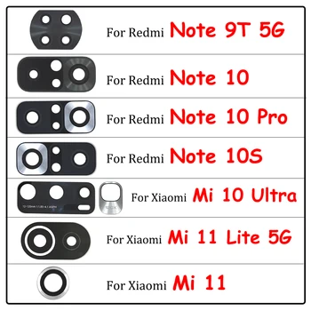 100% Prvotne Za Xiaomi Mi A2 Lite A1 A3 za Max 2 Max3 Mix 2S 3 Mi 10 Ultra 10T 11 Lite Nazaj, Kamera Zadaj Steklo Objektiv Z Ahesive