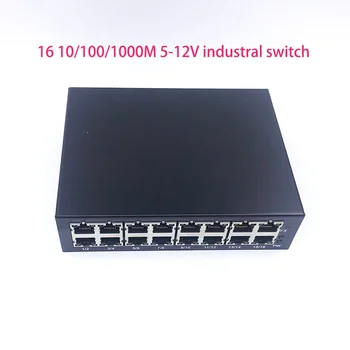 1000M stikalo Neurejeni 16port 10/100/1000M industrijski Ethernet stikalo modul Motherboard OEM Auto-sensing Vrata
