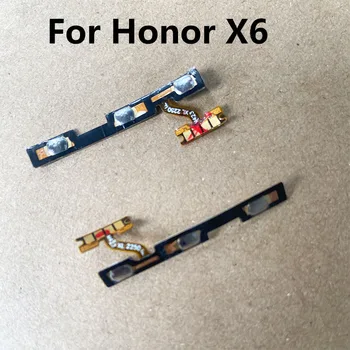 10PCS Prvotna Moč Flex Kabel Moč Za Huawei Honor X6 Na Off Gumbom za Glasnost Tipka Flex Kabel Zamenjava