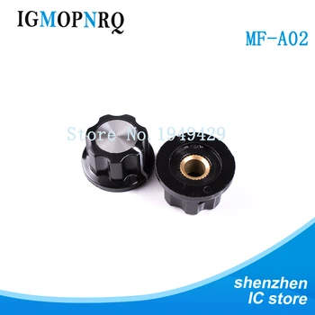 10PCS/VELIKO Klobuk MF-A02 potenciometer gumb WH118/WX050 bakelite gumb / bakreno jedro notranjo luknjo 6 mm