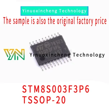 10PCS/VELIKO Prvotno pristno STM8S003F3P6TR TSSOP-20 16MHz/8KB flash pomnilnika/8-bitni mikrokrmilnik MCU