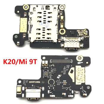 10Pcs/Veliko，Za Xiaomi Mi 9T Pro Redmi K20 Vrata USB Polnilnik Dock Vtič Priključek za Polnjenje Odbor Flex Kabel Mikrofona Mikrofon Odbor
