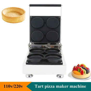 110v/220v 10 cm Komercialne Vafelj Skodelico za Kavo Krep Pizza Maker Tartlet 4 Mini Pizza Pralni Pizza Palačinke Pralni Non-stick