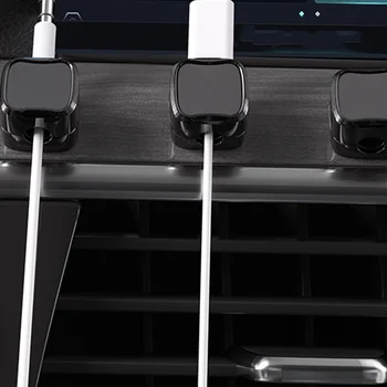 12 Kos Kabel Manager Desk Imetnik Posnetke Veziva USB Kabel Organizator Polnjenje Slušalke