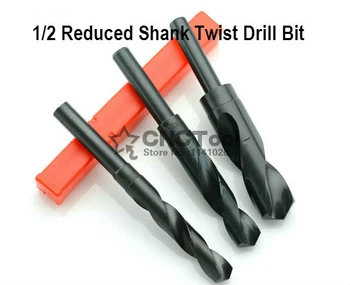 12 mm-40 mm 1Pcs 1/2 palčni Dia Zmanjša Kolenom HSS Twist Drill Bits (12/14/15/16/17/18/19/20/21/22/23/24/25/28/30/32/35/36/38/40mm)