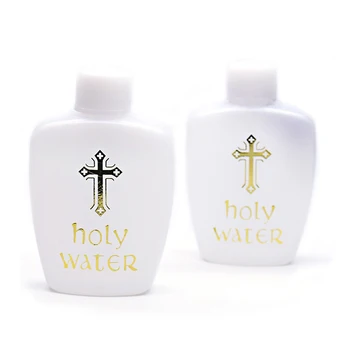 1PC 60ml Ustvarjalne Jezus Križ Vzorec Svetega Steklenico Vode Trmast Prenosni Trajne Predsednik Cerkve Svetega Steklenica za Vodo