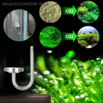 1Pc Akvarij Aluminij Zlitine CO2 Razpršilo Difuzor Generator redukcijskim Ventilom Fish Tank Vodnih Rastlin Dobave