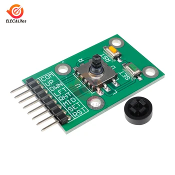 1Pc Pet Smeri Navigacijski Gumb Modul DIY Elektronskih PCB Odbor za MCU AVR Igra 5D Rocker Palčko Neodvisne za Arduino