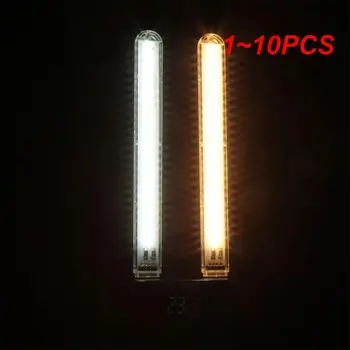 1~10PCS Mini Prenosni USB LED Svetilke 5 24LED Ultra Svetla Bela Svetloba Toplo Svetlobo Majhna Lučka Računalnik, Mobilni Lučka za Napajanje na Prostem