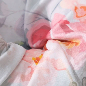 2 Kos Novorojenčka Fotografija Rekviziti Baby Cvet Natisnjeni Romper Lok Glavo, Obleko Dojenčke Fotografiranje Bowknot Hairband K1KC