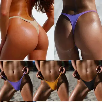 2020 Podkrepljena Seksi Ženska Poletna Plaža, Bikini G-String Brazilski Jermenov, Kopalke, Kopalke, Spodnji Kopalke Sundress Hlače
