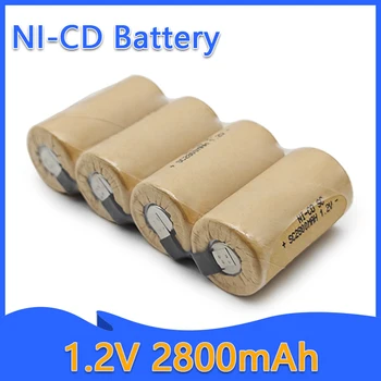 2023 Nove Polnilne 1,2 V 2800mAh Ni-Cd Baterije,za električno Orodje Izvijač Vaja 1,2 V Ni-Cd Zamenjajte Baterijo