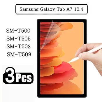 (3 Paketi) Papir Občutek Film Za Samsung Galaxy Tab A7 10.4 2020 2022 T500 T505 T503 T509 Kot Pisanje Na Papir Screen Protector