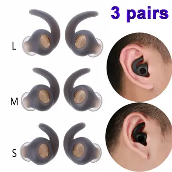 3 Parov, Ki S/M/L Bluetooth Silikonski Pokrov Športne Slušalke Slušalke Kavljem Uho Kljuke Držalo Za Uho Eartips