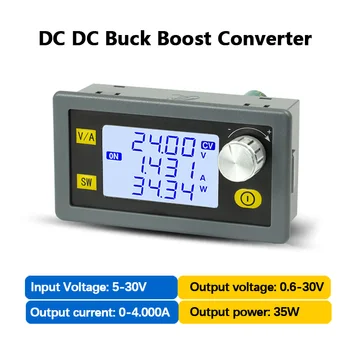 35W DC DC Buck Boost Converter 6.0~36V 0,6~36V Nastavljiva Napetost Urejeno Napajanje CC CV 0~5.0 A 6V 12V 24V Power Modul