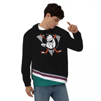 3D Tiskanih Hokej Priložnostne Hoodies Super Raca Kawaii Žamet Toplo Hooded Majica Jeseni Dolgi Rokav Vrhnja oblačila Prevelik pulover s kapuco Darilo