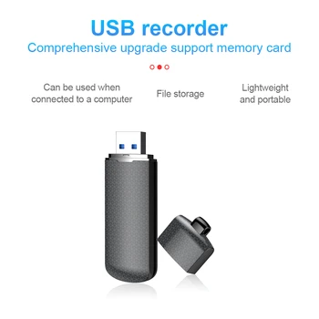 4G/32 G Mini USB Snemalnik Polnilna Digitalno Snemanje Zvoka Snemalnik za PC Sestanek, Razgovor za Snemanje Dictaphone