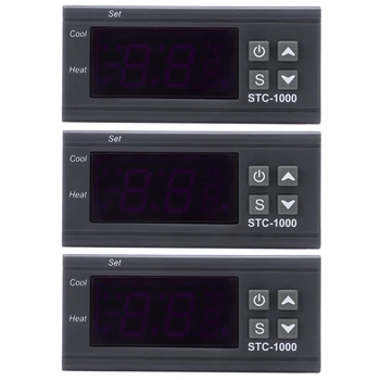 4X 220V Digitalni STC-1000 Temperaturni Regulator Termostat Regulator+Senzor Sondo