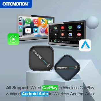 5.0 Brezžični Android Auto CarPlay Adapter Apple Avto Igra Dodatki za iPhone, Telefon Android Ai polje inteligentni sistemi 2023