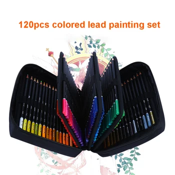 72/120 Barvni Svinčnik Set Profesionalne Barvne Risbe Nastavite s Svinčnik Ostra Art Komplet potrošnega materiala za Začetnike