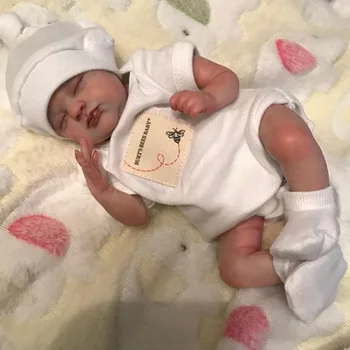 9-Palčni Majceno Miško Mini Prerojeni Kompleti Bebe Prerojeni Vinil Lutka Lutke, Ki So Prerojeni