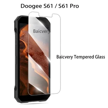 9D Anti-Burst za Doogee S61 Pro Kaljeno Steklo Film Screen Protector za Doogee S61Pro