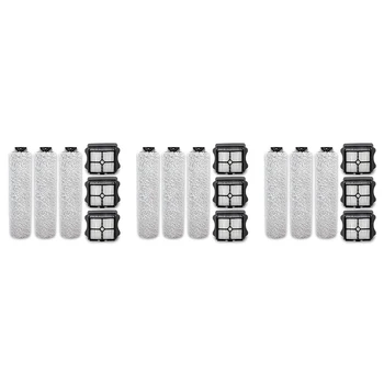 9X Zamenjava Roller Krtačo In Filter Komplet Združljiv Za Tineco Tla Eno S3 In Ifloor 3 Akumulatorski Mokro Suho Vakuumske