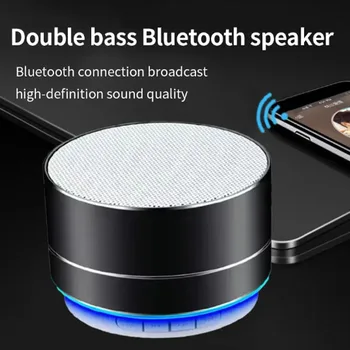 A10 Brezžična tehnologija Bluetooth Audio Mini Stilsko Valjaste Zvok Box Mini Zvočnik za Prostoročno Subwoofer Stereo Zvočnik Podpira TF Kartice
