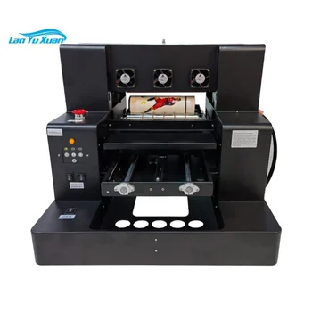 A3 UV-valjni tiskalnik UV DTF ploščad tiskalnik ( CMYK W+Nohte,valj,telefon primeru,AB film itd.)
