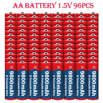 AAbattery100% Prvotne 2023New Visoke Kakovosti 1,5 V 9800mAh AA Baterije za Led Luči Toy Kamera Mikrofon Baterija