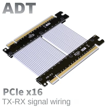 ADT PCI-E podaljšek x16, Moški-Ženska pcie TX-RX signal za preklop kabel
