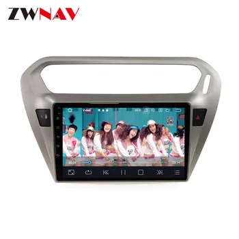 Android 10.0 4G 64 G Avto DVD Predvajalnik, GPS Navigacija Za Peugeot 301 2014-2018 Avto Auto Radio Stereo Multimedijski Predvajalnik glavne enote