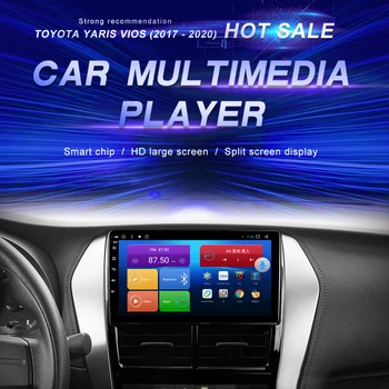 Android Avto DVD Za Toyota Yaris Vios (2017 - 2020) Avto Radio Večpredstavnostna Video Predvajalnik Navigacija GPS Android10.0 Double Din