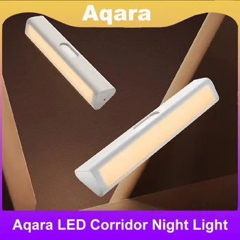 Aqara LED Koridor Noč Svetlobe Smart Človeško Telo Senzor Gibanja Luč S Senzorjem Svetlobe Za Xiaomi Pametni Dom Postelji Oltarja