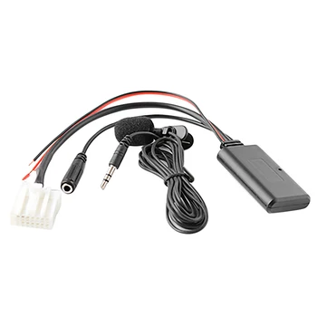 Avto Bluetooth 5.0 Aux Kabel Mikrofon za Prostoročno uporabo Mobilnega Telefona Brezplačno Klicanje Adapter za Mazda 2 3 5 6 MX5 RX8 CX7