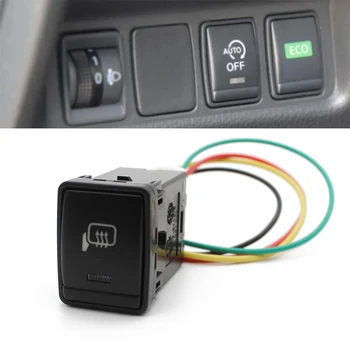 Avto LED Luči Gumb za Fotoaparat Rearview Mirror Ogrevanje Vklop Izklop Z Žico Za Nissan X-Trail, T32 2014 Qashqai J11 2015