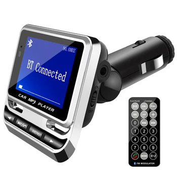 Avto MP3 Velik Zaslon TF Kartice U Disk Avto FM Oddajnik Bluetooth 5.0 Auto Radio Avtomobilski Polnilnik USB Bluetooth Adapter