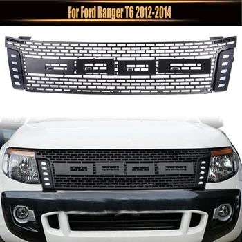 Avto Spremenjenih Barvah, Primerni Za Ford Ranger Wildtrak T6 Žar Dirke Žari Očesa Sprednji Odbijač Masko Z LED DRL za obdobje 2012-2014 Pickup