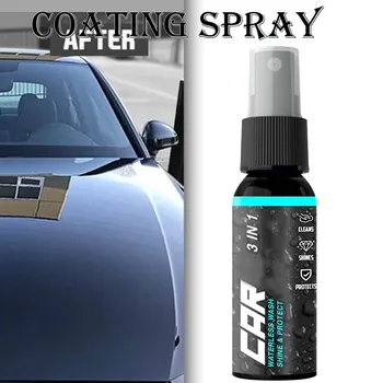 Avtomobilske Prevleke Spray Avto Barva Premaza Agent Primerna za Vsa Vozila Površine Visoko-purityWaterless Pranje Sijaja Varstvo