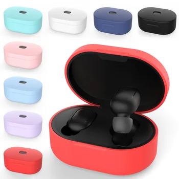 Barva Silikonski Slušalke Primeru Za MI Redmi AirDots Slušalke Kritje TWS Slušalke Brezžične Slušalke Lupini Čepkov Primeru