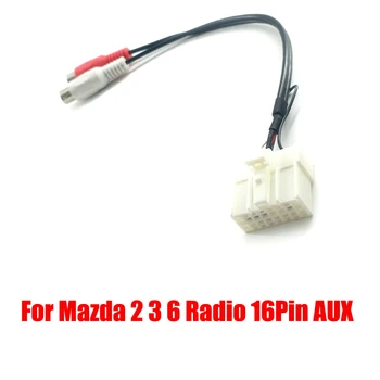 Biurlink Za Mazda 2 mazda 3 5 6 Avto Radio AUX Tok Medijev, AUX Kabel 2RCA Slog