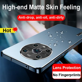 Blagovne Znamke Primeru Za Huawei Honor Magic4 Pro Magic 4 Kože, Občutek Mat Telefon Primeru Za Čast Čarobno 4 Pro Pokrov Zaščitni Lupini