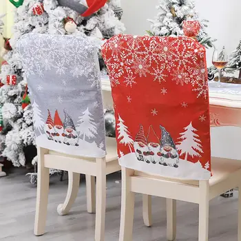 Božič non-woven stol kritje stol hrbtni pokrovček DIY večerja v restavraciji, Božični okraski dom dekoracija dodatna oprema