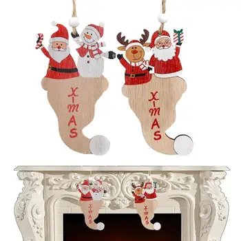 Božič Santa Claus Okras lahko Elk Lutka, Božični Okraski Božič Navidad Novo Leto, Darila Za Mantel Vrata, Okna Obesek