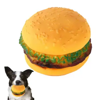 Cheeseburger Igrača Pes Grize Mraz Hamburger Igrača Za Psa Zob Čiščenje In Žvečilni Mehko Srčkan Hamburger Pet Igrače Za Psa